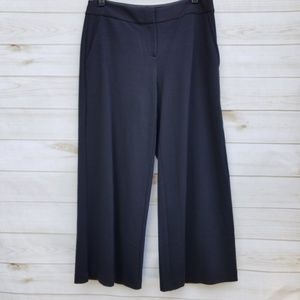 Eileen Fisher XS crop wide-leg pants knit stretch